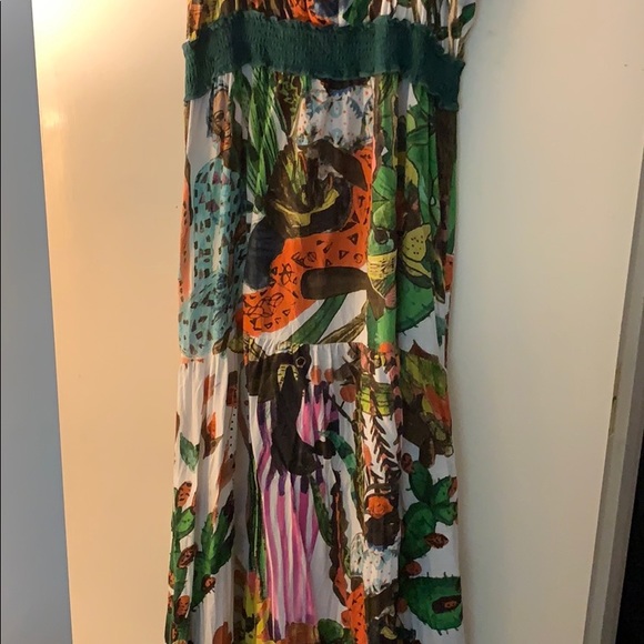 Desigual Elegant African Print Nenat Maxi Dress - Picture 9 of 12